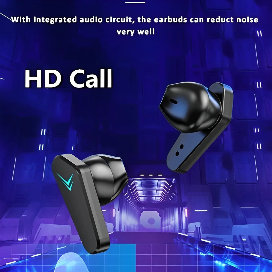 Fones de ouvido Bluetooth estéreo surround com Microfone e cancelamento de Ruído