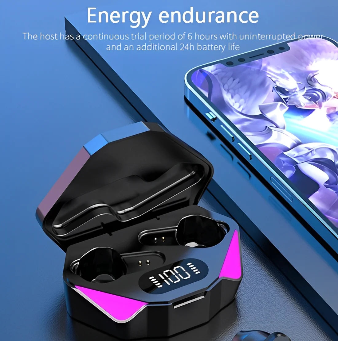 Fones de ouvido Bluetooth estéreo surround com Microfone e cancelamento de Ruído