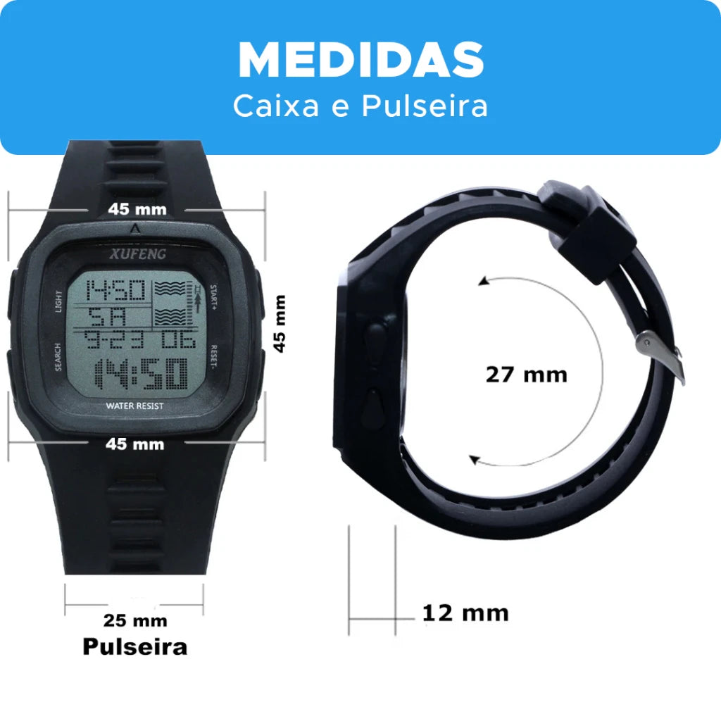 Relógio de Pulso Esportivo Xufeng à prova D´água 35 Metros