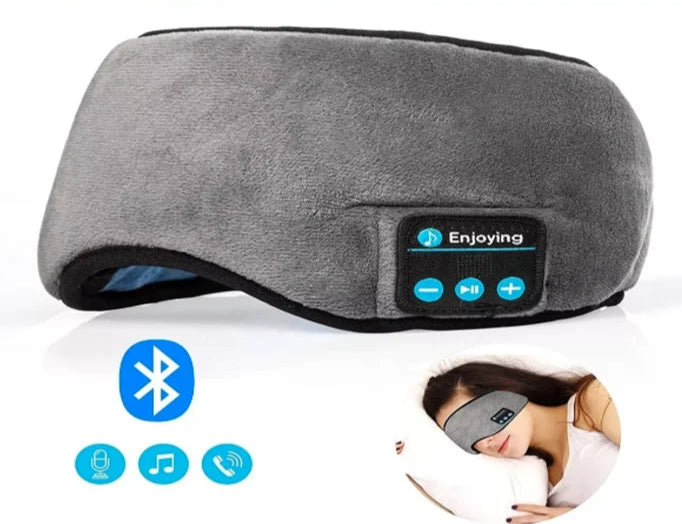 Tapa Olho Máscara de Dormir com Fone De Ouvido Bluetooth