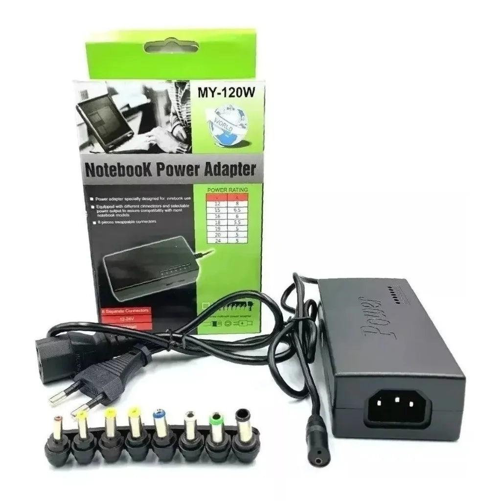 Fonte Carregador Universal 120W para Notebook