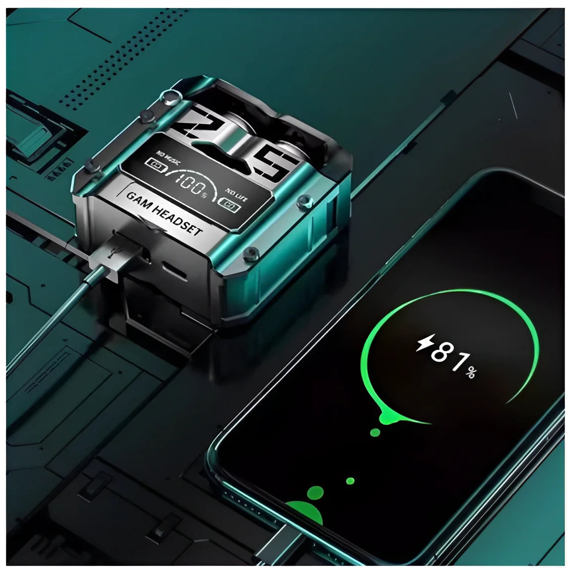 Fone De Ouvido Sem Fio Bluetooth M25 TWS Com Controle De Toque e Redução De Ruído com Microfone