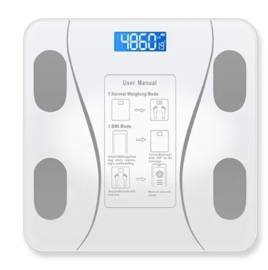 Balança Corporal de Bioimpedância Profissional Bluetooth