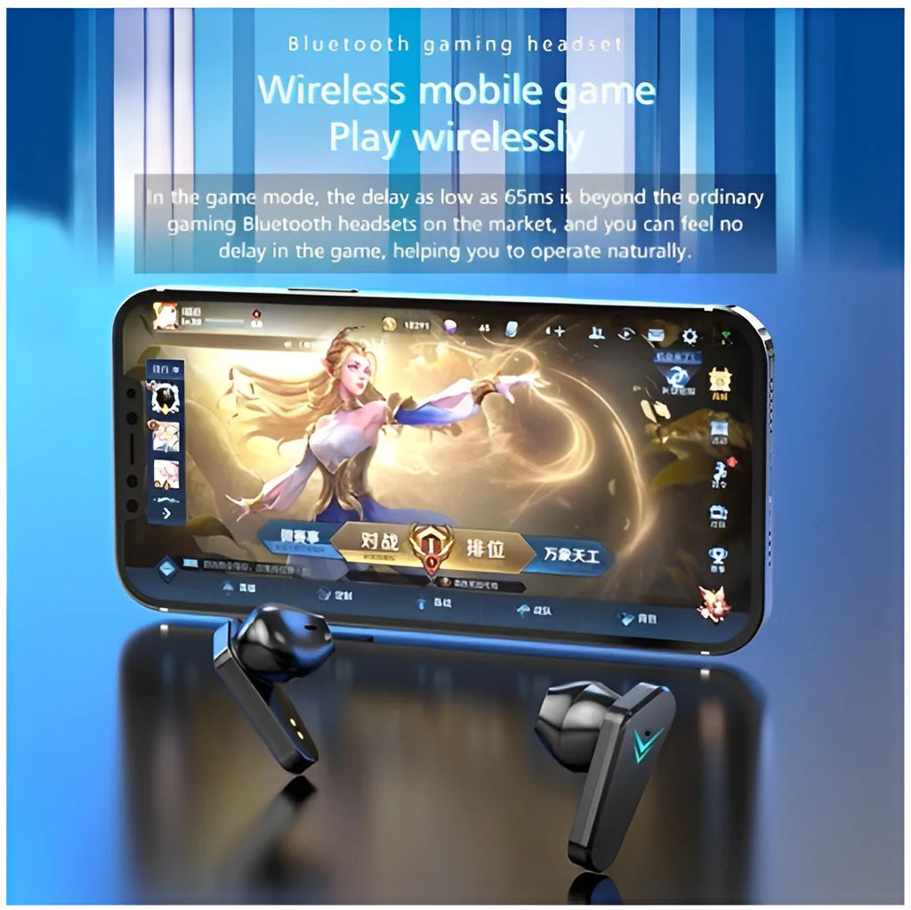 Fones de ouvido Bluetooth estéreo surround com Microfone e cancelamento de Ruído