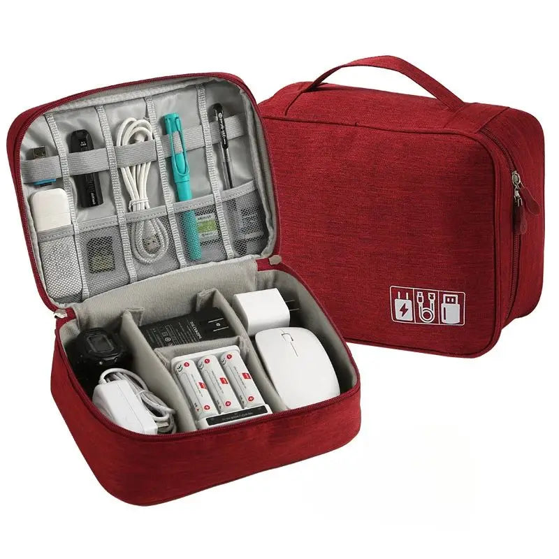 Bolsa Impermeável Organizadora de Cabos de Dados