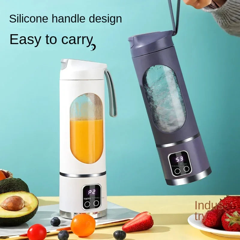 Liquidificador Portátil com 3 velocidades, 450 ml e Visor Digital