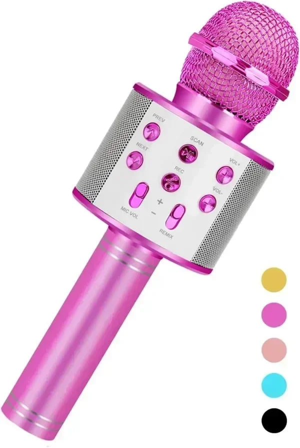 Microfone de karaokê portátil