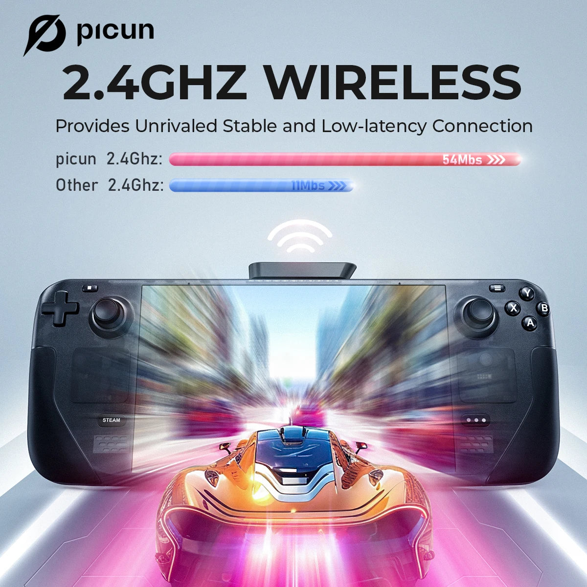 Fone de ouvido sem fio com microfone, Bluetooth 5.4, driver de 40 mm, 2.4G