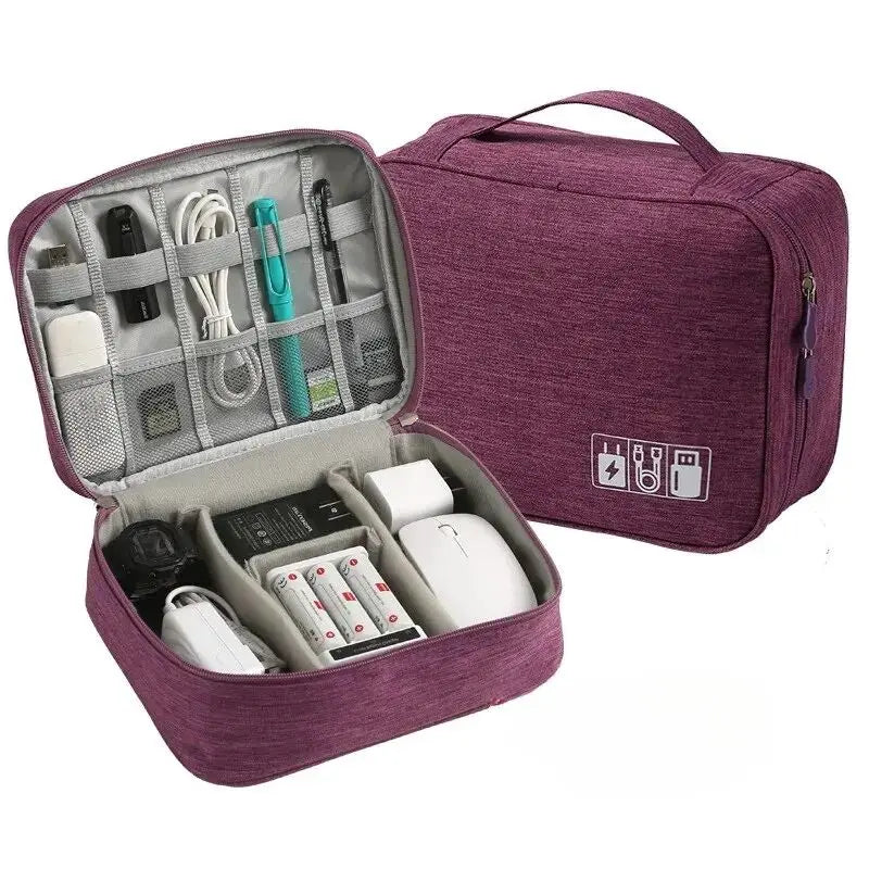 Bolsa Impermeável Organizadora de Cabos de Dados