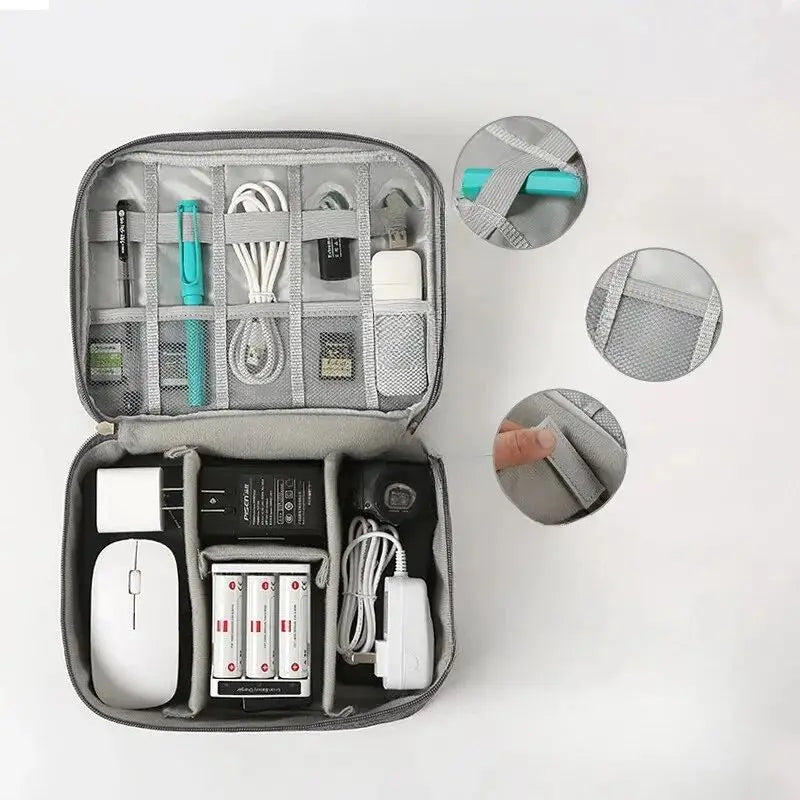 Bolsa Impermeável Organizadora de Cabos de Dados