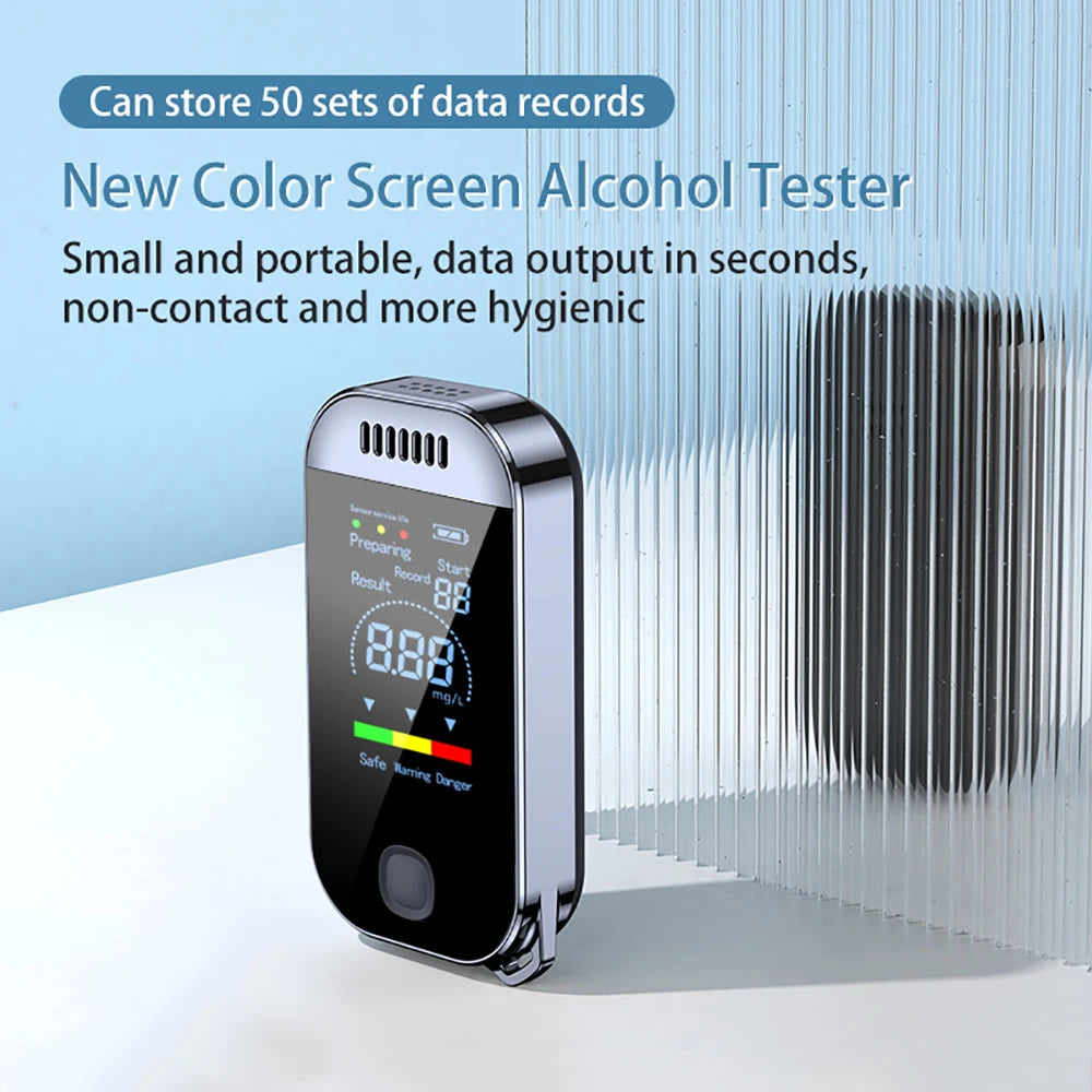 Mini detector de álcool - "Bafômetro" portátil