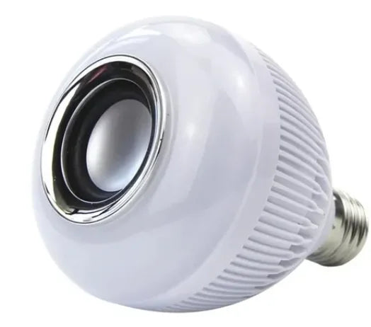 Lâmpada Bluetooth com Led RGB e Musica 12W + Controle Remoto